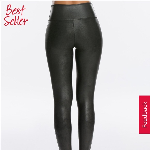 SPANX Faux Leather Leggings - Picture 4 of 8